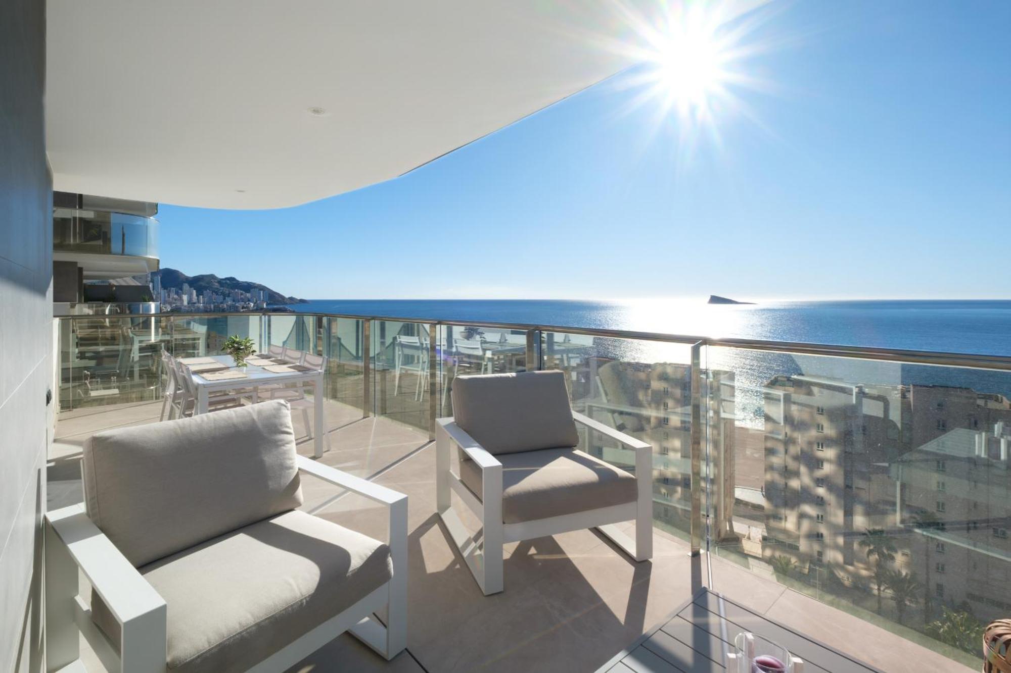 Sunset Cliffs Deluxe Apartment 6133 Poniente Beach Benidorm Exterior foto