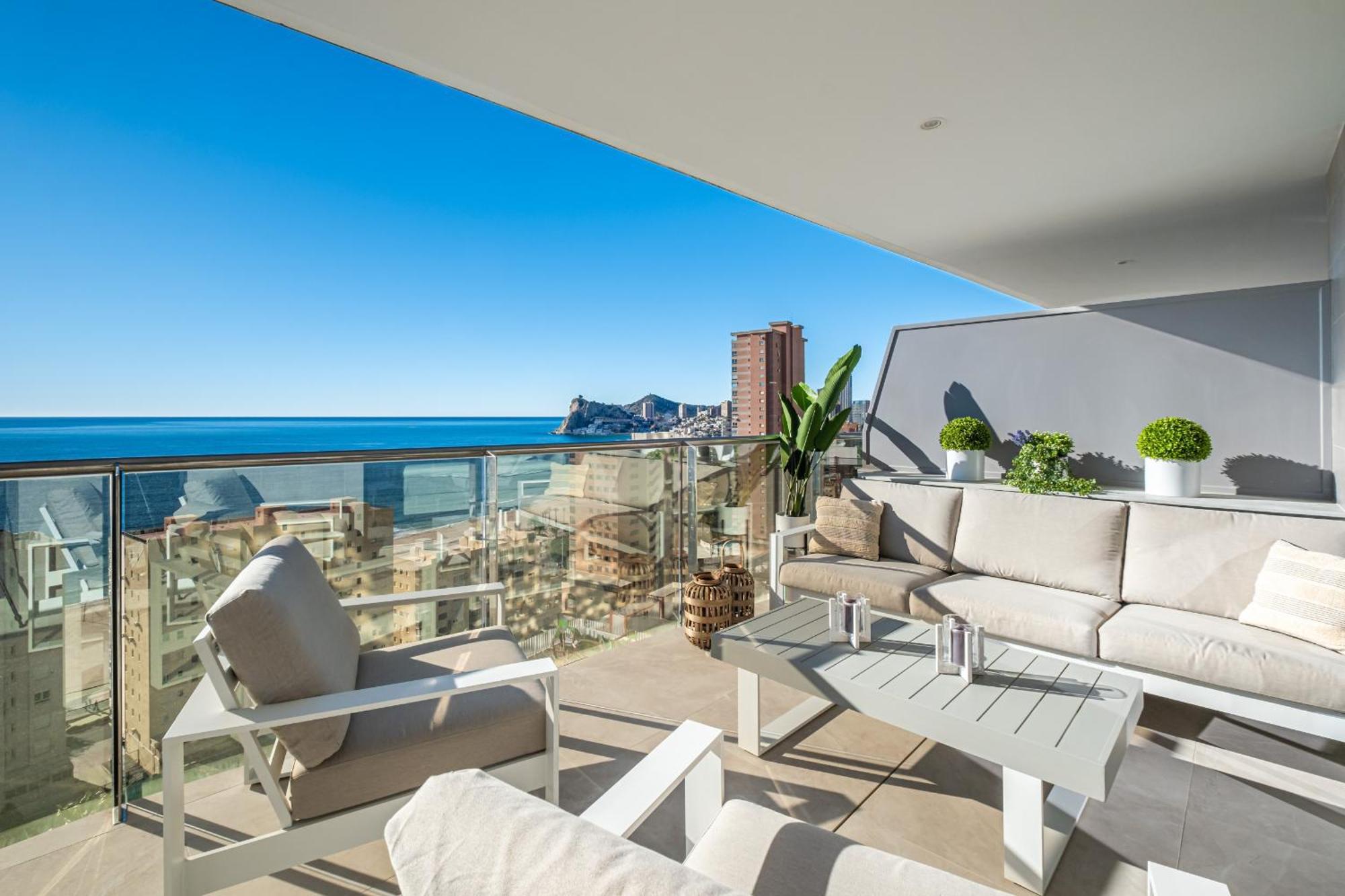 Sunset Cliffs Deluxe Apartment 6133 Poniente Beach Benidorm Exterior foto